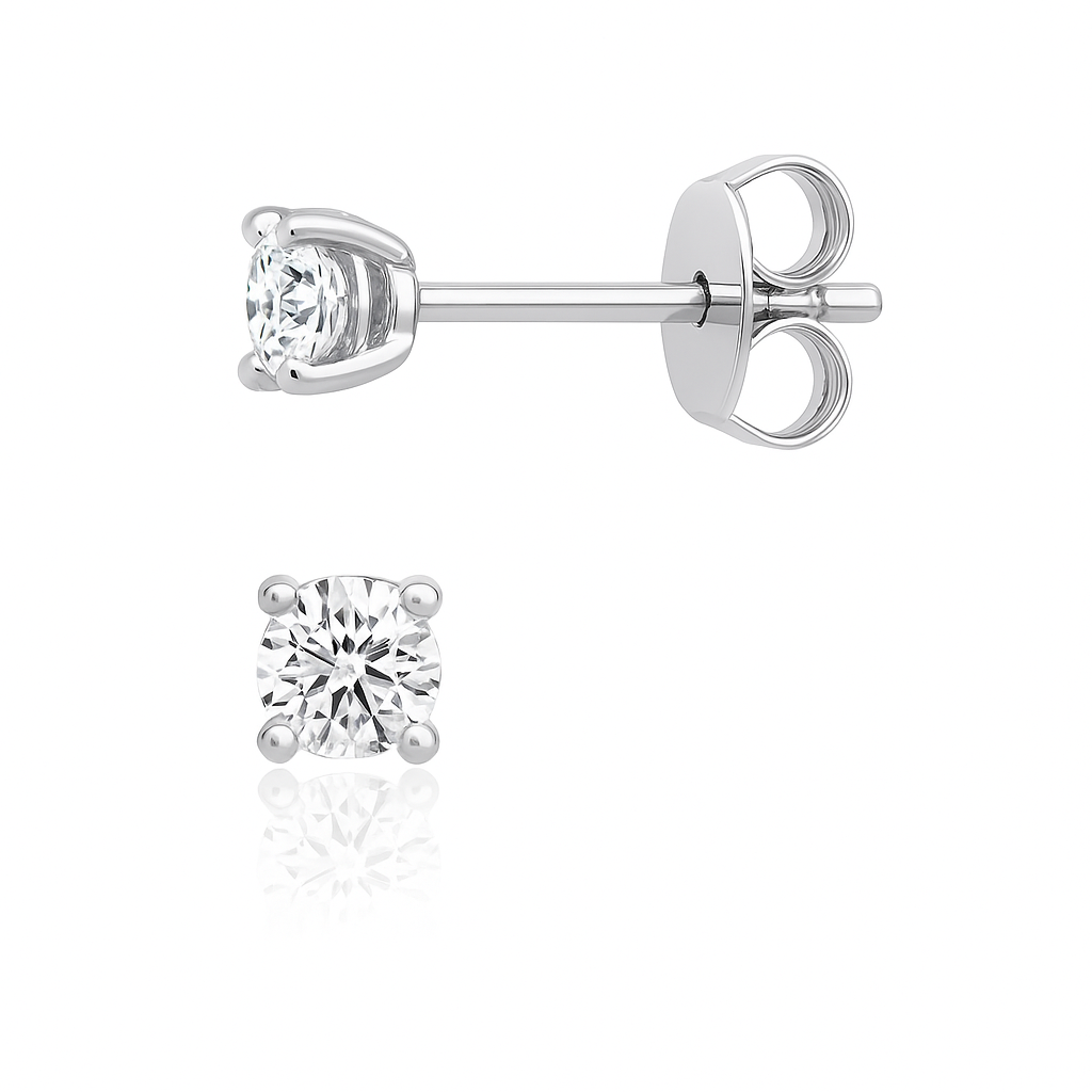 Minimalist Diamond Earrings