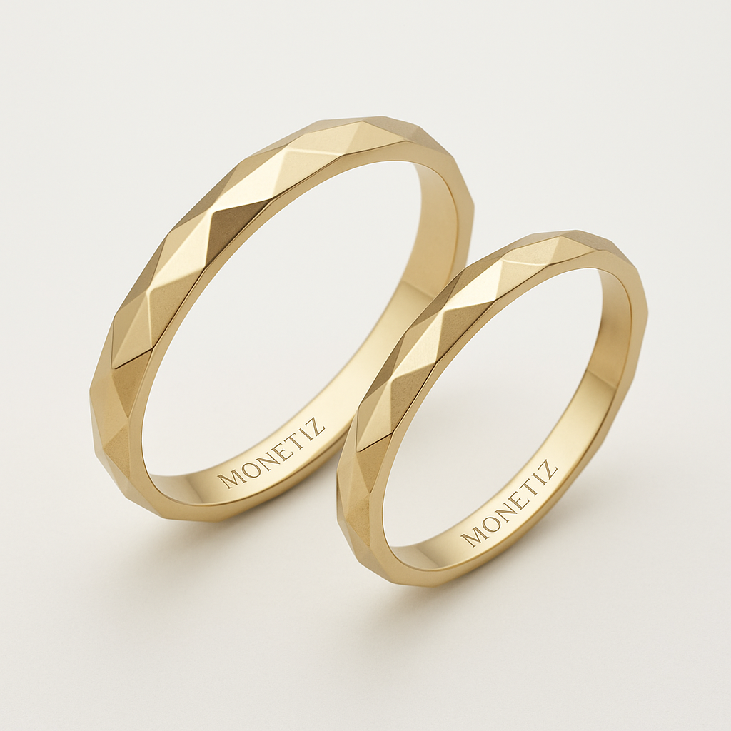Prism Gold Wedding Ring